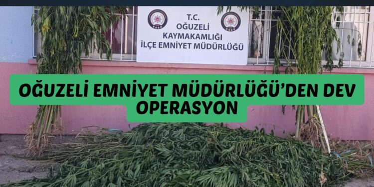 OĞUZELİ EMNİYET MÜDÜRLÜĞÜNDEN DEV OPERASYON
