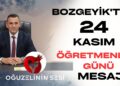 BOZGEYİK’ TEN 24 KASIM ÖĞRETMENLER GÜNÜ MESAJI