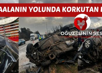 HAVAALANIN YOLUNDA KORKUTAN KAZA