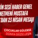 OĞUZELİ’NİN SESİ HABER GENEL YAYIN YÖNETMENİ MUSTAFA KARACAN’DAN 23 NİSAN MESAJI