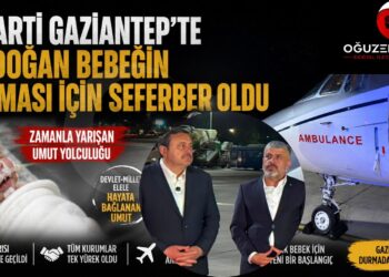 AK PARTİ GAZİANTEP’TE YENİDOĞAN BEBEĞİN YAŞAMASI İÇİN SEFERBER OLDU
